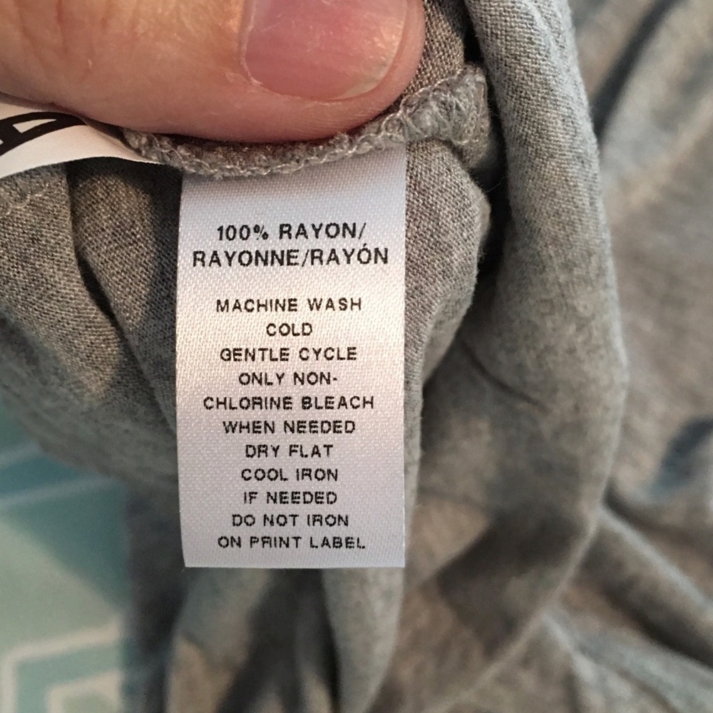 Heathered Grey Rayon Tank Top - Picture 6 of 6